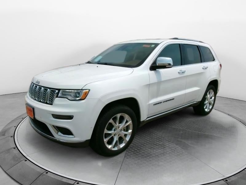 2021 Jeep Grand Cherokee Summit in White — front three-quarter view