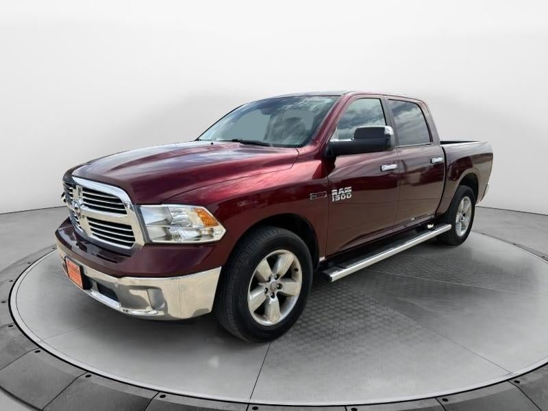 2017 RAM 1500 Big Horn in Maroon — front three-quarter view