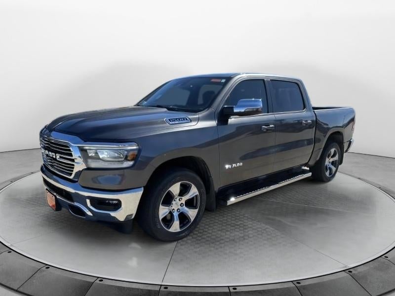 2024 RAM 1500 Laramie in Granite — front three-quarter view