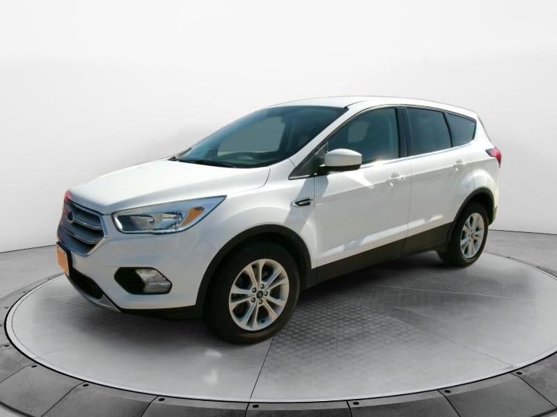 2019 Ford Escape SE in White — front three-quarter view