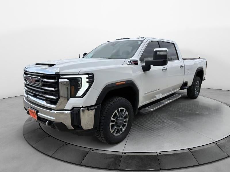 2024 GMC Sierra 2500 HD SLT in Summit White — front three-quarter view