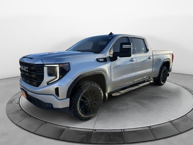2022 GMC Sierra 1500 Elevation in Quicksilver Metallic — front three-quarter view