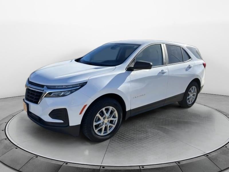 2024 Chevrolet Equinox LS in Summit White — front three-quarter view