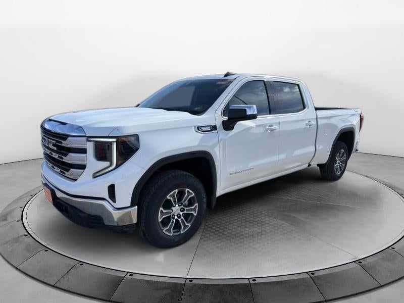 2026 GMC Sierra 1500 SLE in Summit White — front three-quarter view