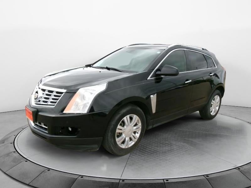 2014 Cadillac SRX Luxury Collection in Black Raven — front three-quarter view