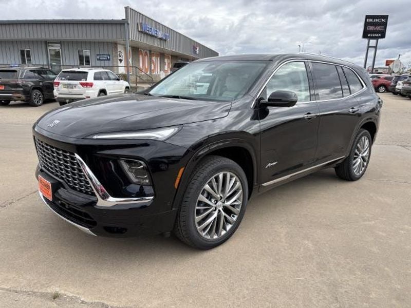 2026 Buick Enclave Avenir in Ebony Twilight Metallic — front three-quarter view