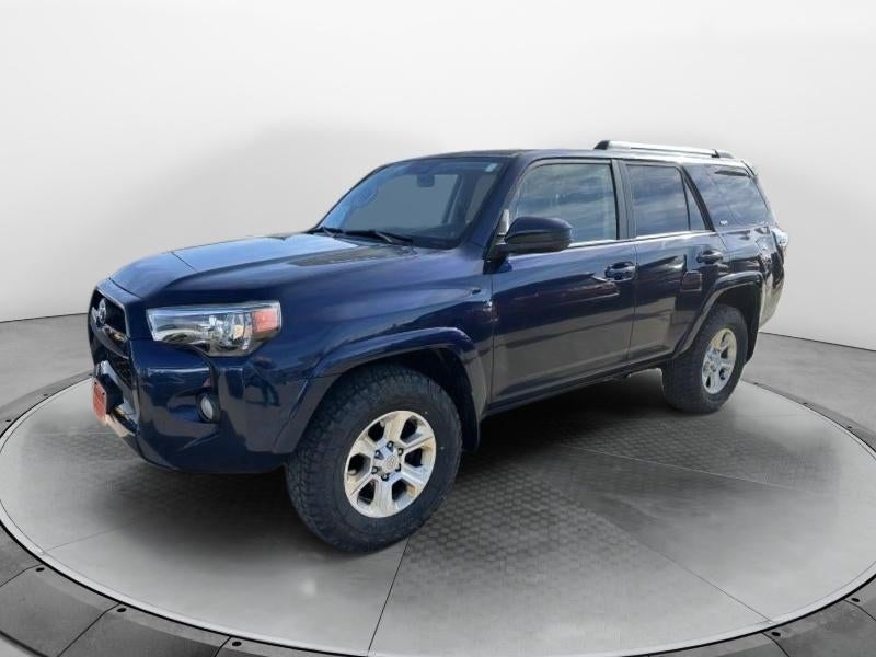 2019 Toyota 4Runner SR5 in Blue — front three-quarter view