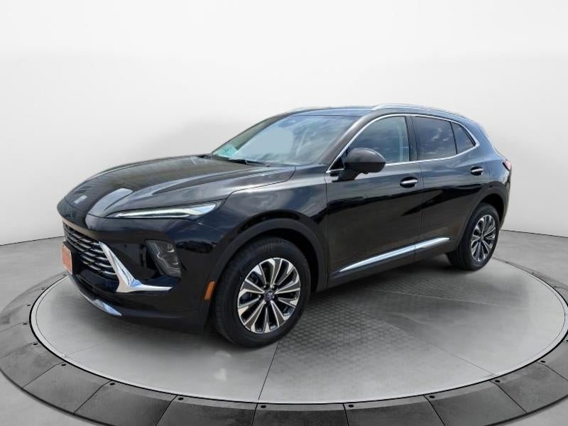 2025 Buick Envision Preferred in Ebony Twilight Metallic — front three-quarter view