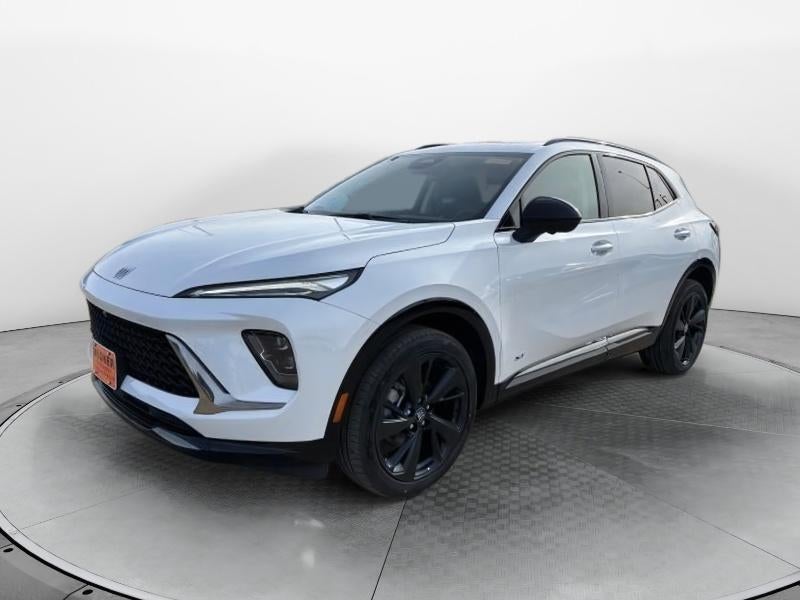 2026 Buick Envision Sport Touring in Iridescent White Tricoat — front three-quarter view
